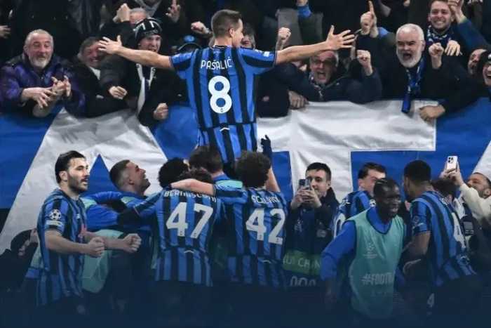 亚特兰大主场4-1逆转多特，总比分4-3晋级欧冠16强